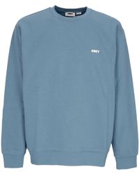 Obey - Lichtgewicht Herensweatshirt Met Ronde Hals Bold Box Fit Premium Crew Fleece - Lyst
