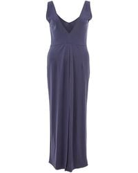 Lardini - Robe Longue Avec Paillettes - Lyst