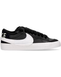 Nike - W Blazer Low 77 Jumbo Damen Halbschuh Schwarz/Weib/Schwarz/Team - Lyst