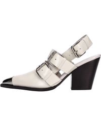 Jeffrey Campbell - Sandalen Creme - Lyst