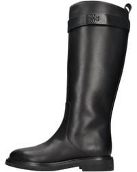 Tory Burch - Bottes Noires - Lyst
