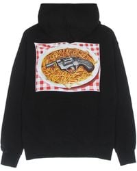 Propaganda - Lichtgewicht Sweatshirt Met Capuchon Voor Spaghetti-Hoodie, Zwart - Lyst