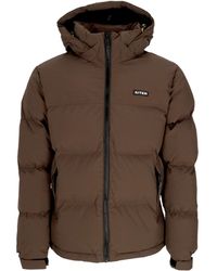 Iuter - Chaqueta Acolchada Para Hombre Chaqueta De Plumon Marron - Lyst