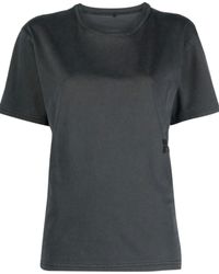 Alexander Wang - T-Shirt Und Poloshirt Grau - Lyst