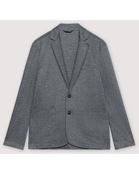 Trussardi - Jas Wit-Blauw - Lyst