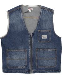 Guess - Chaleco Vaquero Go Originals Con Lavado Oscuro Para Hombre - Lyst
