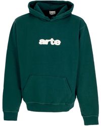 Arte' - Lightweight Hoodie Embroidery Logo Hoodie - Lyst