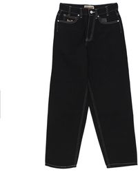Huf - Cromer Signature Pant Herrenjeans Schwarz/Weib - Lyst