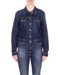 Dondup - Jassen Denim Blauw - Lyst