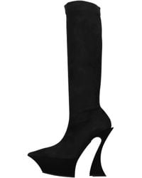 Mugler - Bottes Noires - Lyst