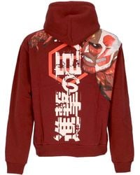 DOLLY NOIRE - Aot Hoodie X Attack On Titan Roter Herren-Hoodie - Lyst