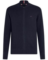 Tommy Hilfiger - Cardigan Full Zip Mw0Mw31033 0Xm - Lyst