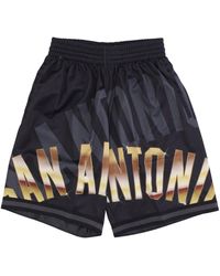 Mitchell &amp; Ness - Pantalones Cortos De Baloncesto Para Hombre Nba Big Face 4.0 Fashion Short Hardwood Classics Saaspu - Lyst