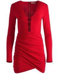 Alice + Olivia - Robes Rouges - Lyst