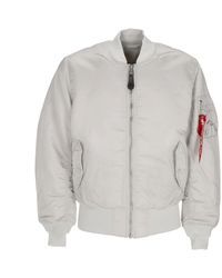 Alpha Industries - Ai Ma-1 Herren Bomberjacke Pastellgrau - Lyst