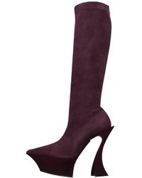 Mugler - Damenstiefel Mit Fellfutter - Lyst