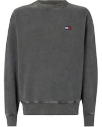 Tommy Hilfiger - Sweatshirt Fur Herren Dm20638 Washed Schwarz - Lyst