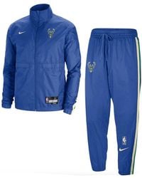 Nike - Survetement Complet Homme Nba City Edition Courtside Survetement Milbuc Game Royal/Flat Opal/Trefle - Lyst