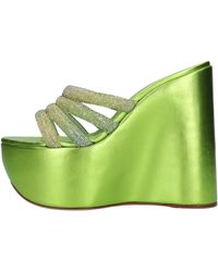 Casadei - Chaussures A Talons Vertes - Lyst