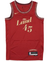 Nike - Basketbaltanktop Voor Nba City Edition 2023/24 Dri-Fit Swingman Jersey Nr. 45 Donovan Mitchell Clecav - Lyst