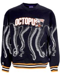 Octopus - Leichtes Herren-Sweatshirt Mit Rundhalsausschnitt, Athletic Crewneck, Schwarz - Lyst