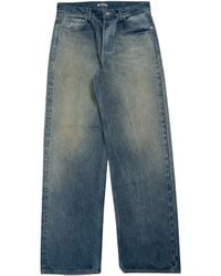 AURALEE - Selvedge Faded Heavy Denim Wide Pants - Lyst