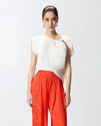 Pinko - Elastische Katoenen Trui Ss26 - Lyst