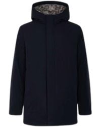 Suns - Herrenjacke Fur Dunkelblau - Lyst