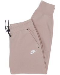 Nike - Lichtgewicht Trainingsbroek Voor Sportkleding, Tech Fleece, Roze Oxford/Wit - Lyst