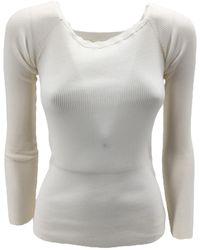 P.A.R.O.S.H. - T-Shirt Und Polo Bianco - Lyst