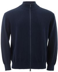 ARMANI EXCHANGE - Pull En Coton Avec Fermeture Eclair - Lyst