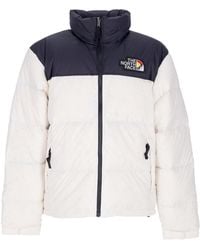The North Face - Donsjack 1996 Retro Nuptse Pride Jacket Gardenia Wit - Lyst