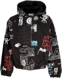 Arte' - Herrenweste Art Saves Jacke Schwarz - Lyst