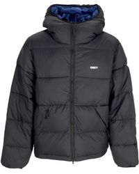 Obey - Mannenjas Stratus Puffer Zwart - Lyst