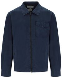 Woolrich - Veste de style chemise bleue - Lyst
