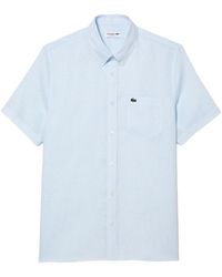 Lacoste - Blauwe Hemden - Lyst
