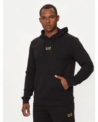 EA7 - Sudadera Deporte Hombre 8Npm32 Pjvrz 0208 Negro - Lyst
