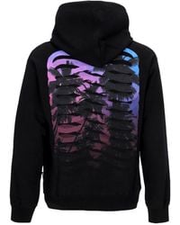 Propaganda - Lichtgewicht Herensweatshirt Met Capuchon Ribs Sunset Hoodie Zwart - Lyst