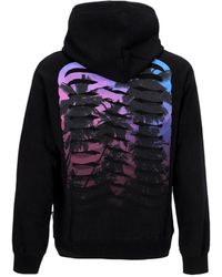 Propaganda - Lichtgewicht Herensweatshirt Met Capuchon Ribs Sunset Hoodie Zwart - Lyst