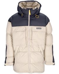 Columbia - Ballistic Ridge Oversized Puffer Herren-Daunenjacke Ancient Fossil/Schwarz - Lyst