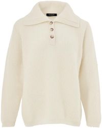 Gran Sasso - Witte Polo Shirt - Lyst
