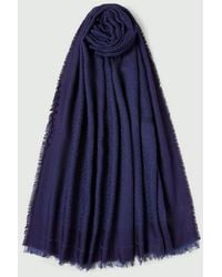 Marella - Bufanda Mujer Azul - Lyst