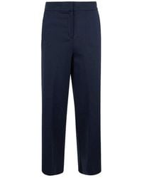 Marella - Broek Bijgesneden Vrouw Blauw - Lyst