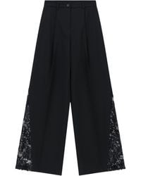 Imperial - Palazzo Pantalones Con Lentejuela Lateral Mujer - Lyst