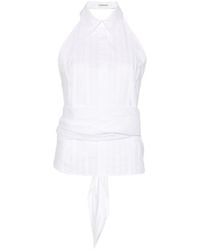 P.A.R.O.S.H. - Parosh Wit Shirt Vrouw - Lyst