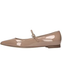 Gianvito Rossi - Lage Schoenen Bruin - Lyst