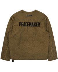 OAMC - Peacemaker By Combat Liner Jacket Quilted Jacket With Embroidery - Lyst