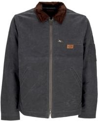 Dickies - Lucas Waxed Jacket Antracietgrijs Herenjack - Lyst