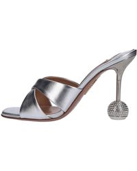Aquazzura - Sanduhren Silber - Lyst
