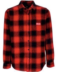 Etnies - Chemise A Manches Longues Pour Hommes Indy Flannel X Independent Rouge - Lyst